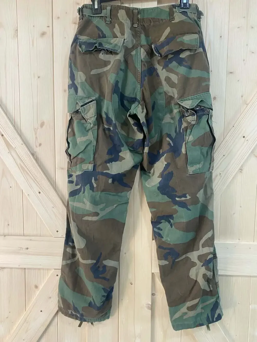 US Army Woodland Camouflage Combat Cargo Pants 30 x 30